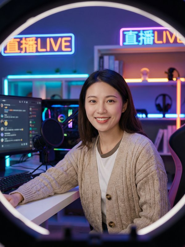 反差-美女直播风格